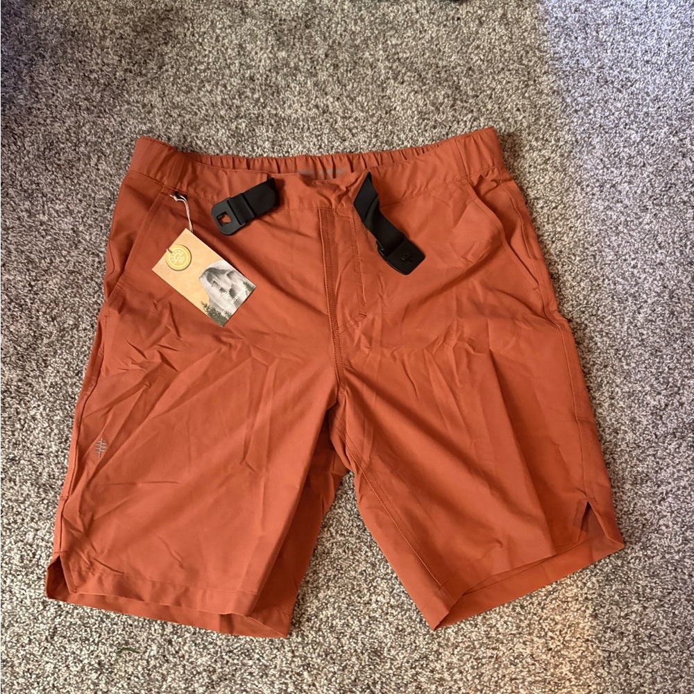 Royal Robbins Men's Burnt Orange Athletic Shorts